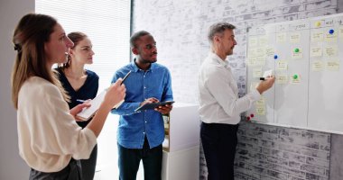 Çevik İş Ekibi Kanban Görev Kurulunu Kullanıyor