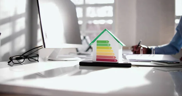 Energy Property Management. Advisor Calculating Housing Invoices