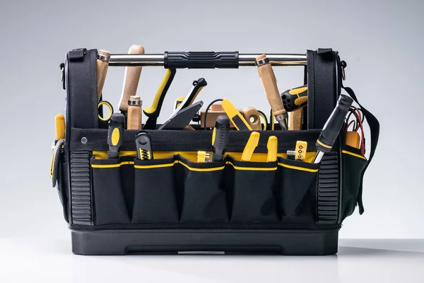 Handyman Service Toolbox Oder Werkzeugkasten Werkzeugkasten — Stockfoto