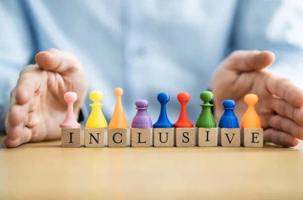 Diversité Inclusive Couleurs Lgbt Assurance Diversité Inclusion — Photo