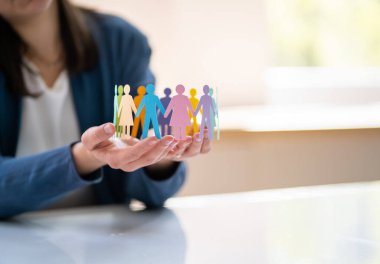 Çeşitlilik ve dahil olma. İş İstihdam Liderliği. İnsan Silüetleri