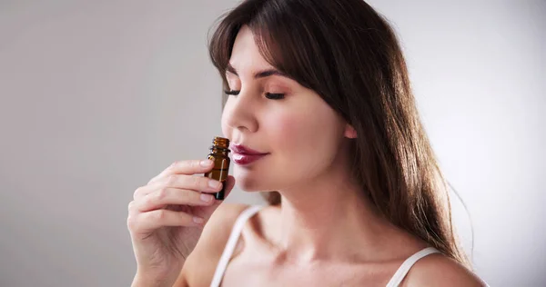 Aromaterapia Aceite Esencial Terapia Del Olor Tratamiento Herbal — Foto de Stock