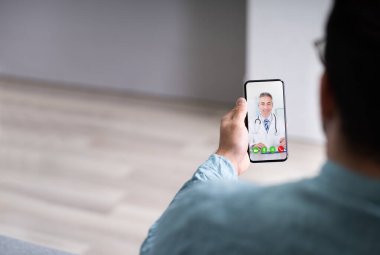 Doktor Teletıp Video Konferansı Danışma Çağrısı veya Sohbet