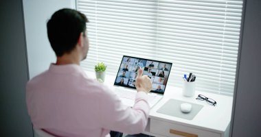 Çevrimiçi Dijital İK Video Konferansı Webinar. İş Çağrısı