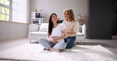 Pregnant Woman Baby Support Massage And Exercise Service