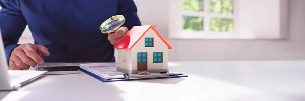 Valutazione Ispezione Immobiliare Controllo Casa — Foto Stock