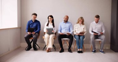 İşsiz İş Başvuruları Ofiste Sırada Bekliyor