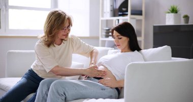 Pregnant Woman Baby Support Massage And Exercise Service