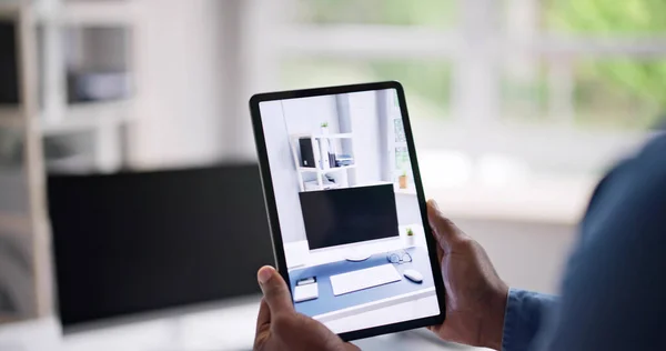 Virtuele Real Estate House Video Conference Tour — Stockfoto