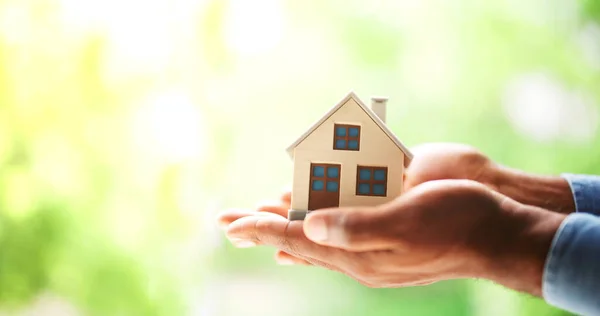 Haushypothekenversicherung Und Schutz Sicherheit Und Versicherung — Stockfoto