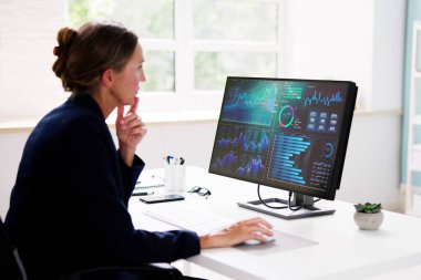 Finansal İş Analitik Veri Paneli. Analist Kadın