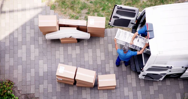 Casa Move Van Eliminación Entrega Muebles — Foto de Stock