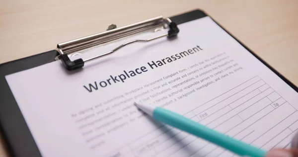 Woman Sexual Harassment Office Harassed Workplace Woman — Stock Photo, Image
