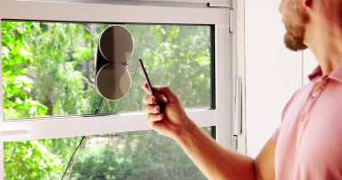 Otomatik Cam Temizleyici Robot. Ev Yıkama Ekipmanı