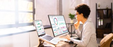 Finansal İş Analitik Veri Paneli. Analist Kadın