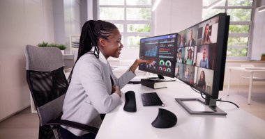 Sanal Telework Webinar ve Öğrenme Sunumu. Afrika İnsan Telekomünikasyonu