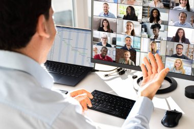 Çevrimiçi Uzaktan Görüntü Konferansı Webinar Scrum Buluşma Çağrısı