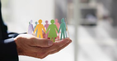 Ayrıcalıklı LGBT Renkleri. Çeşitlilik ve Kapsama Sigortası