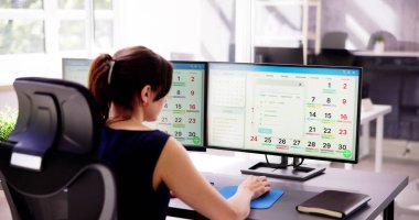 Takvim Çizelgesi Planlama. Ofisteki İş Gündemi