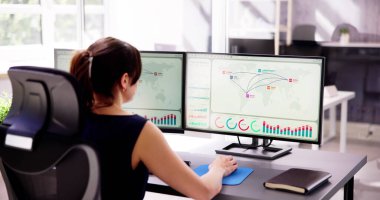 Finansal İş Analitik Veri Paneli. Analist Kadın