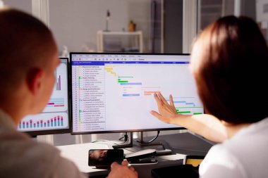 Proje Yönetimi Çizelgesi Gantt Yazılım ve Takvimi