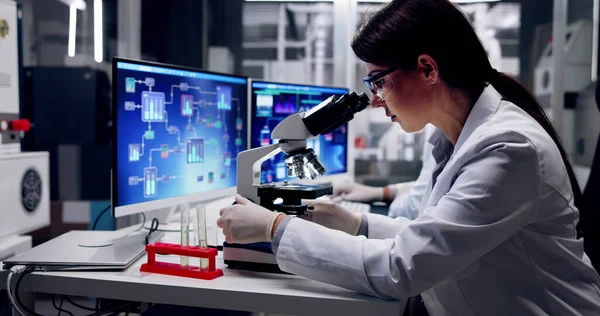 Chemielabor Forschung Und Innovation Und Medizinische Fabrik — Stockfoto
