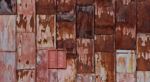 Tidlös Elegans Rusty Metal Texture Decaying Beauty — Stockfoto