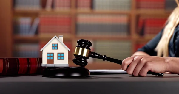 Property Auction Or Legal Court Order For Real Estate