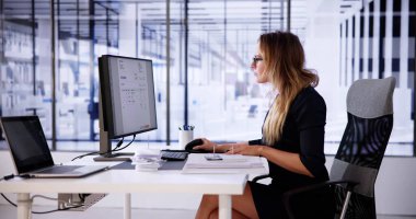 Çevrimiçi Vergiler ve Fatura Bilgisayar ve Hesap Makinesi Kullanımı