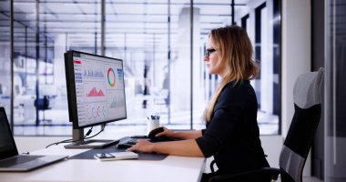 Veri Analisti KPI Kontrol Paneli Kullanıyor