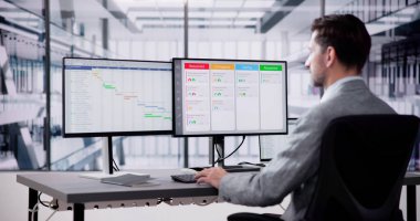 İş Takvimi ve Ajanda Gantt Raporu