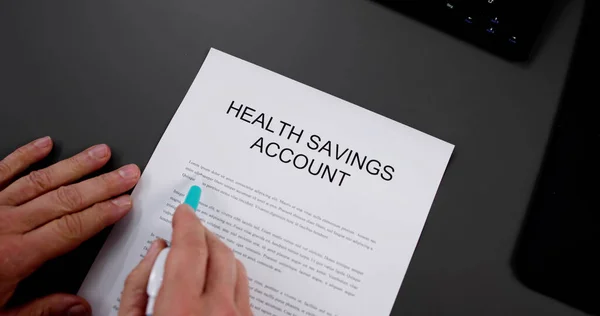 Health Savings Account Form. HSA Medical Form
