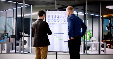 Proje Dijital Gündem Yazılımını Yönet. Gantt Takvimi