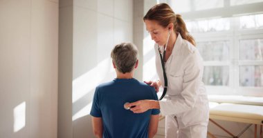 Doktor Danışmanlık ziyareti. Sağlık ve Hastalık Konsepti