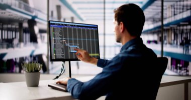 Gantt Proje Yönetimi Çizelgesi Yazılımı Ofiste