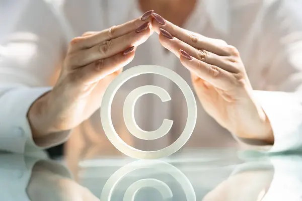 Register Trademark Logo Concept Protection Copyright Sign — Stock Photo, Image
