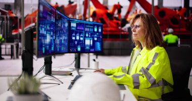 Otomotiv Otomotiv Fabrikasındaki Adamlar Scada Sistemi Kullanıyor