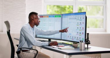 İş Takvimi ve Ajanda Gantt Raporu