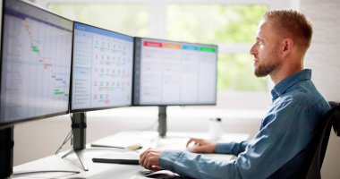 Ofiste Dijital Takvim Programı. Scrum Cep Telefonu Uygulaması