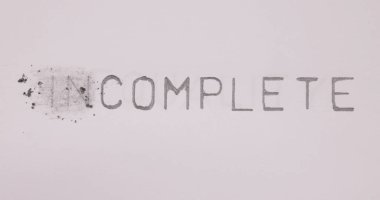 Kelime Dönüşümü tamamlandı. Tamamlanmamış Metin Değişikliği Karşıtlığı