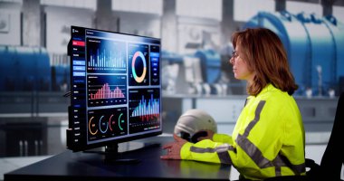 KPI Kontrol Paneli Isıtma Gaz Santralinde