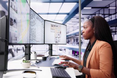 Kadastro Harita Planı. Gayrimenkul Arazisi