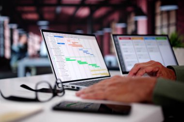 İş Takvimi ve Ajanda Gantt Raporu