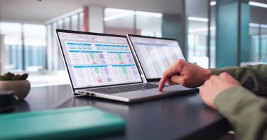 Tıbbi veriler hesap çizelgesinde. Ofisteki Muhasebe Faturası