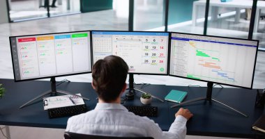 İş Takvimi ve Ajanda Gantt Raporu