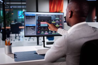 Bilgisayarda Buluşma Takvimi Randevusu Alınıyor