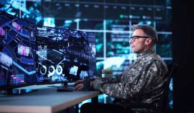 Bilgisayar 'da Hava Keşif Teknolojisi. Dünya Haritası Verileri ve Alan Kameraları