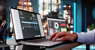 Bilgisayarda Çevrimiçi Dijital E Fatura Bildirimi