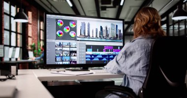 Video Üretimi ve PC Resim Düzenleme Yazılımı için Bilgisayar Düzenleme.