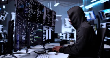 Güvenli Veri ve Bilgi Çalma: Yazılım Hırsızlığı Yapan Programcı Çevrimiçi.